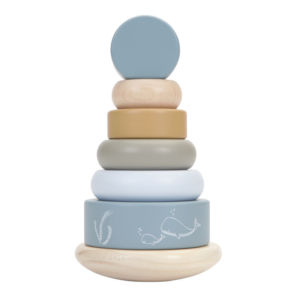Rocking ring stacker - ocean