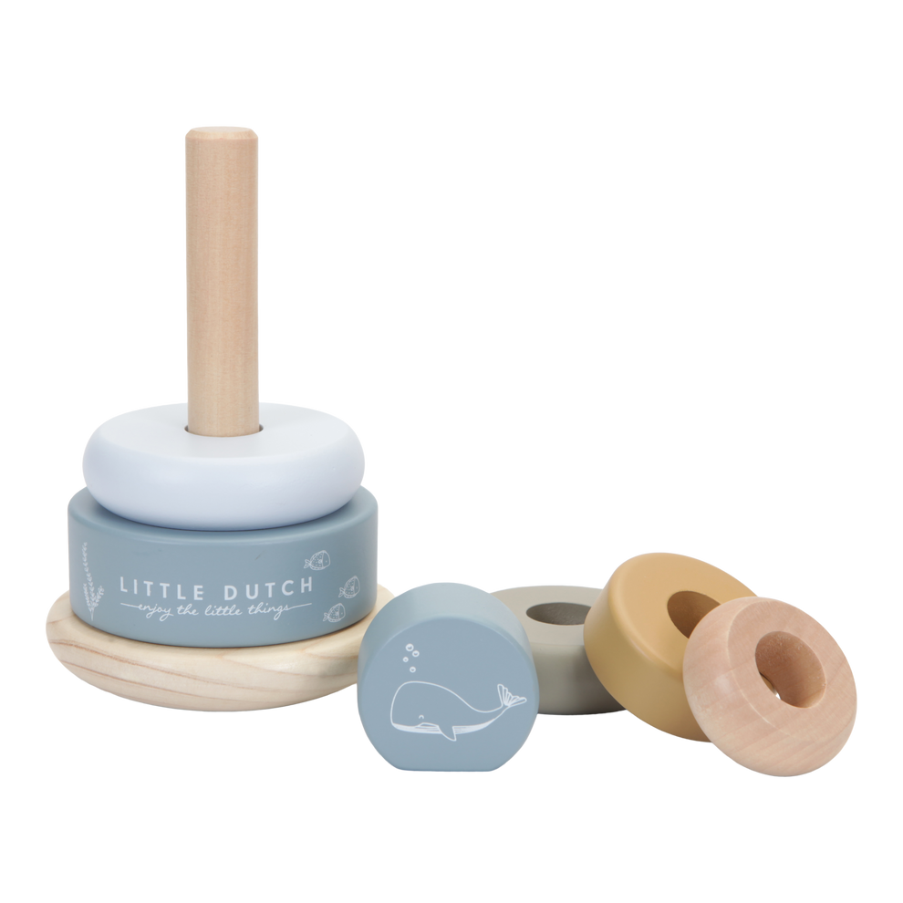 Rocking ring stacker - ocean