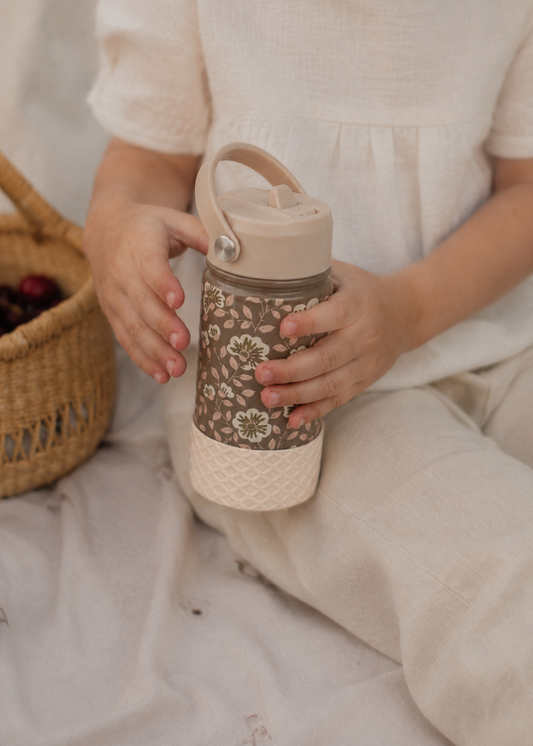 Omma Water Bottle - Stainless Steel - Vintage Bloom