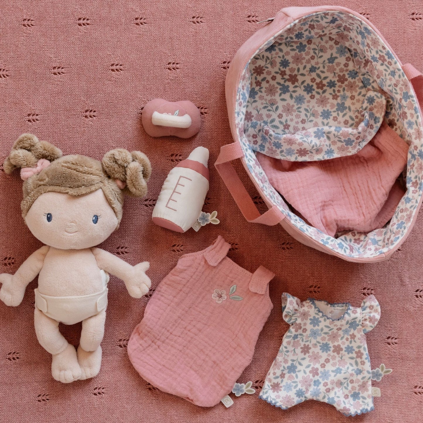 Baby doll in carrier - Rosa