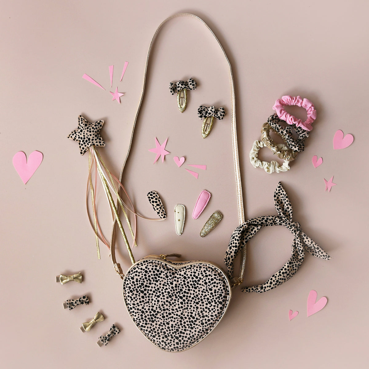 Leopard love tie headband