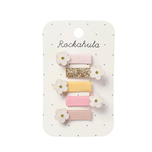 Mini daisy clip set