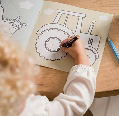 Colour & Sketch colouring book