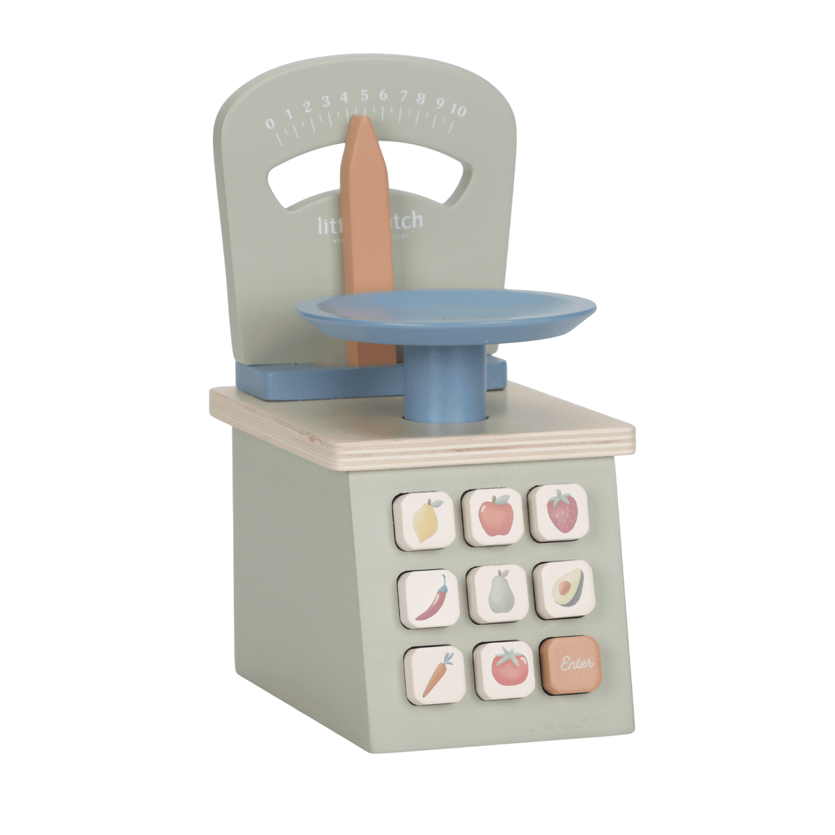 Wooden weighing scale