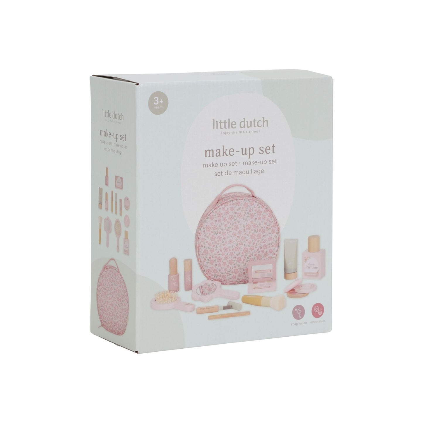 Wooden make-up set