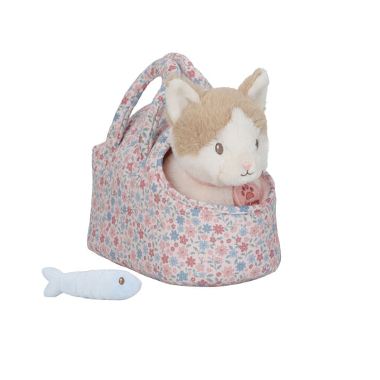 Plush Cat in a Bag