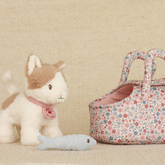 Plush Cat in a Bag