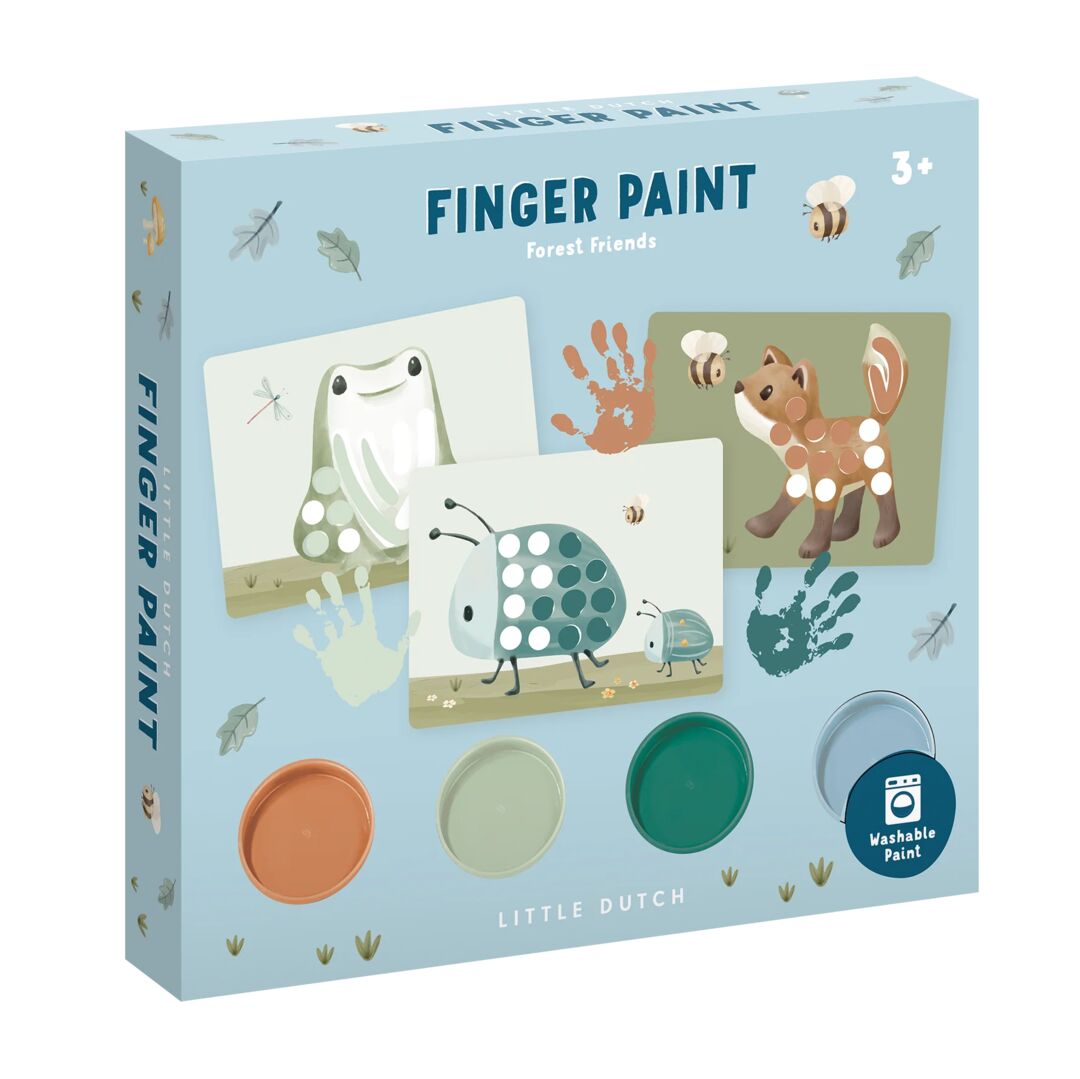 Finger Paint Set - forest friends