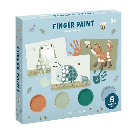 Finger Paint Set - forest friends
