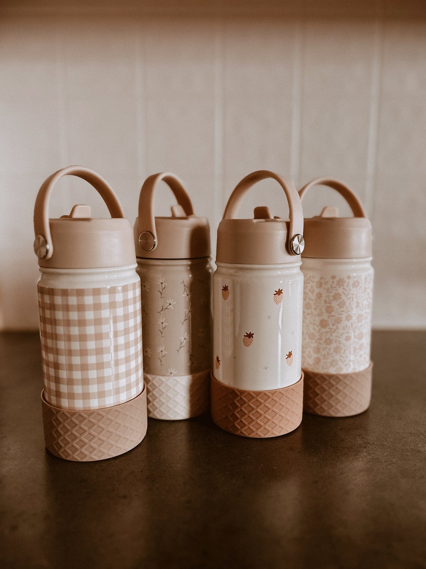 Water Bottle - Stainless Steel - Strawberry Mood