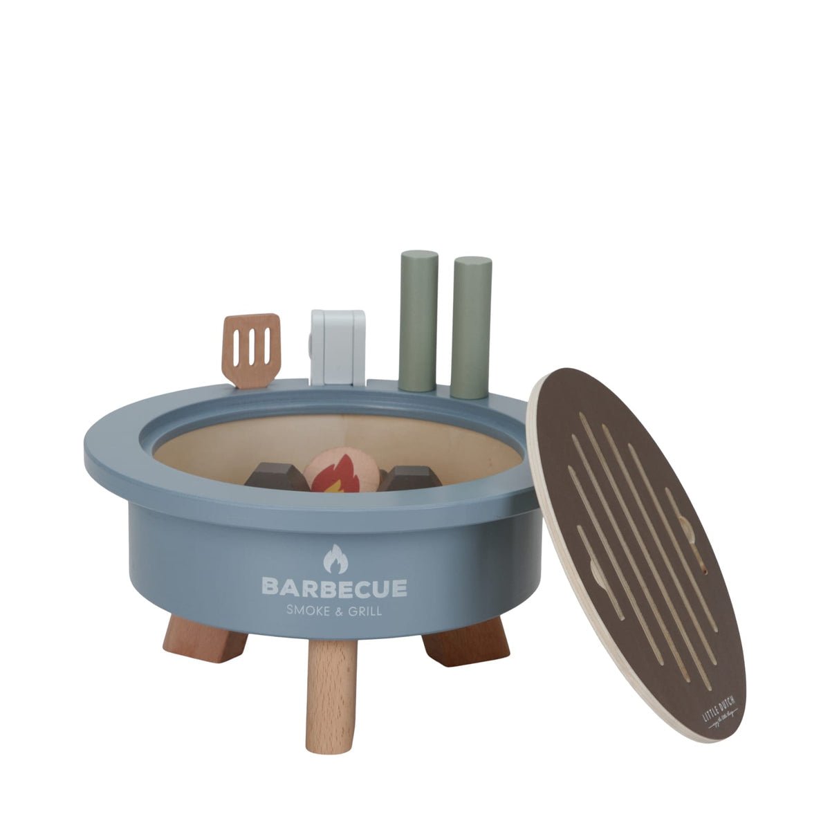 Wooden Barbeque & Food Set