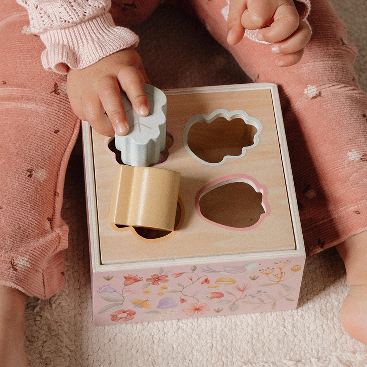 Wooden Shape Sorter - Fairy Garden