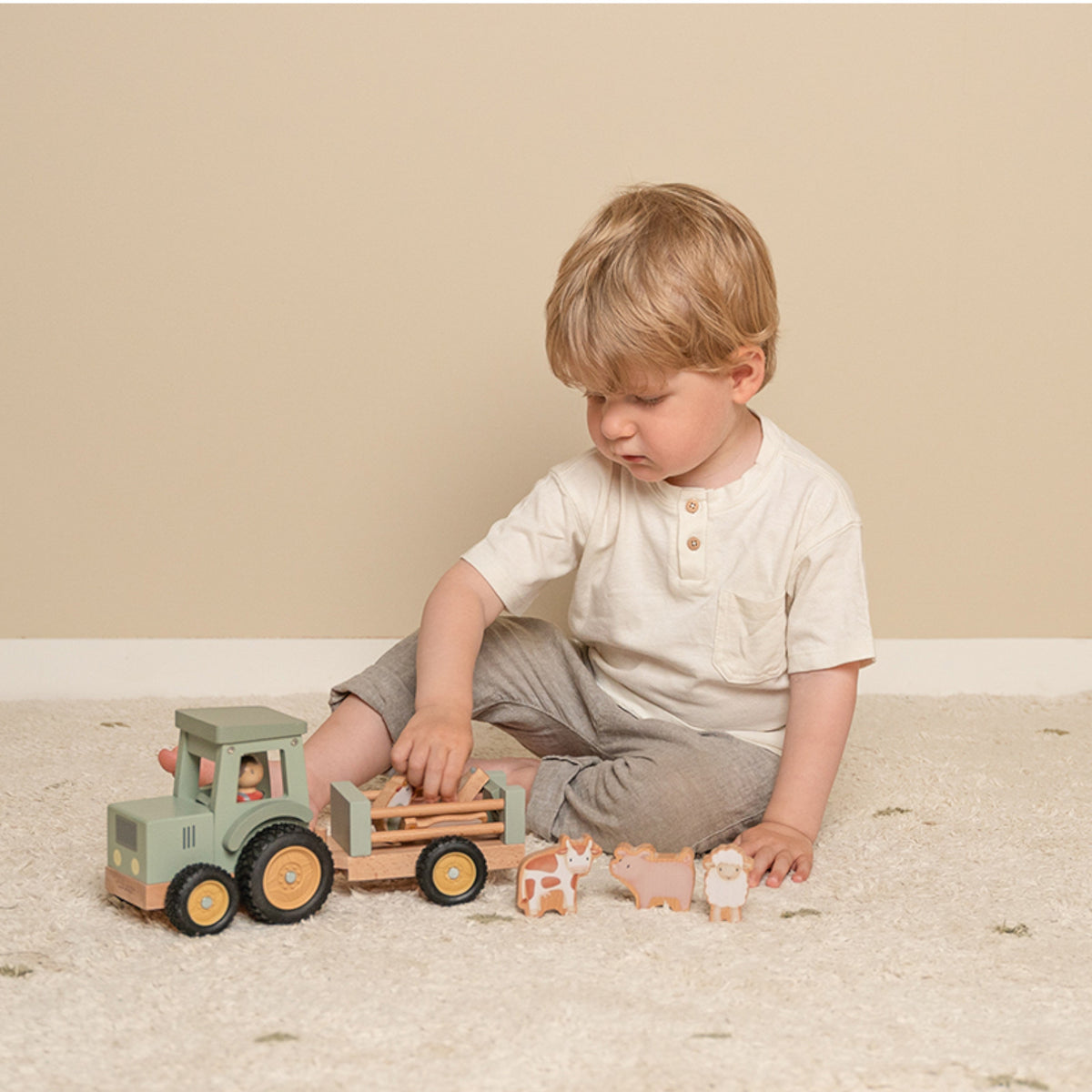 tractor with trailer - little farm