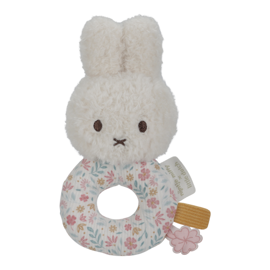 Little Dutch X Miffy - soft rattle - lucky blossom