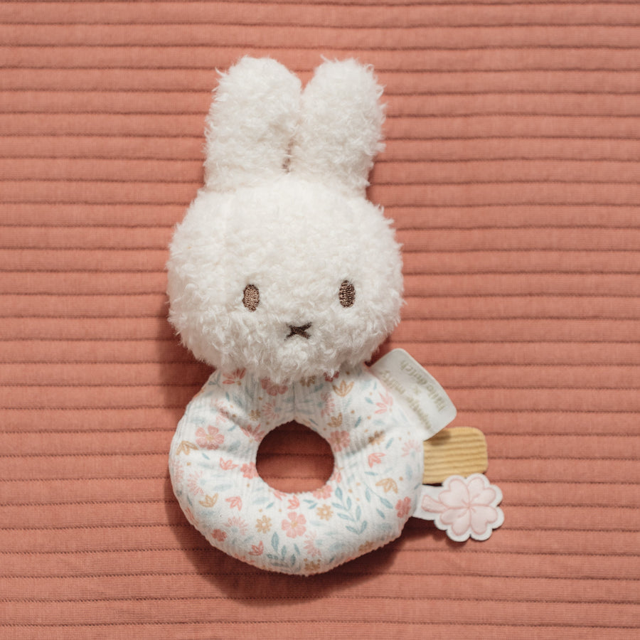 Little Dutch X Miffy - soft rattle - lucky blossom