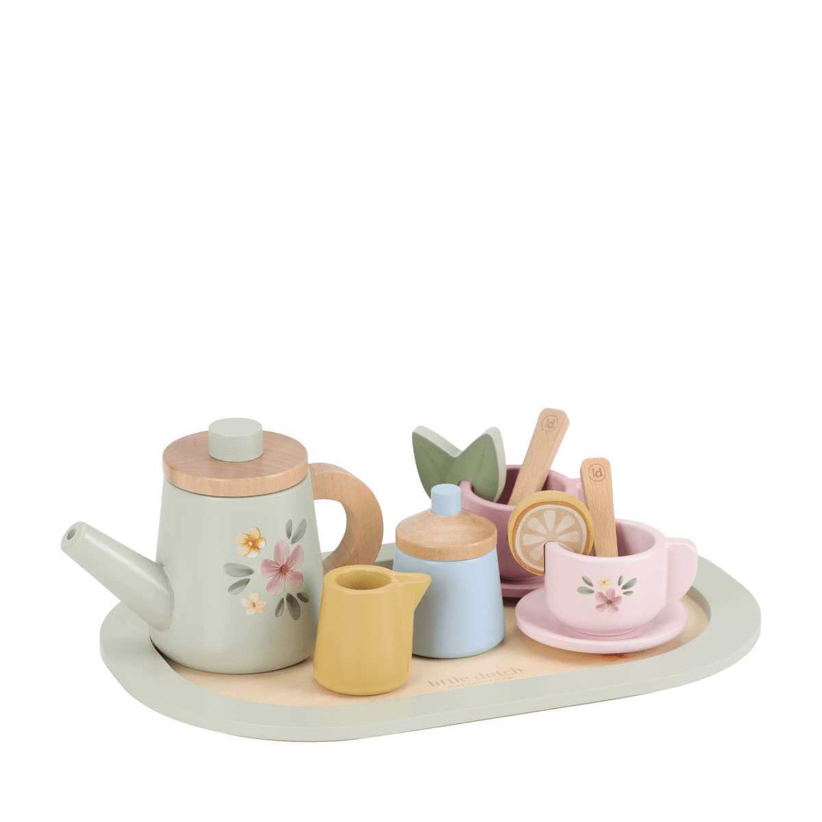 Wooden Tea Set
