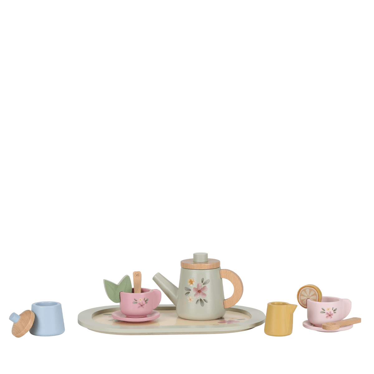 Wooden Tea Set