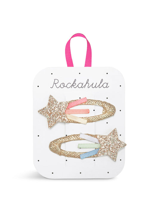 Rainbow shooting star clips