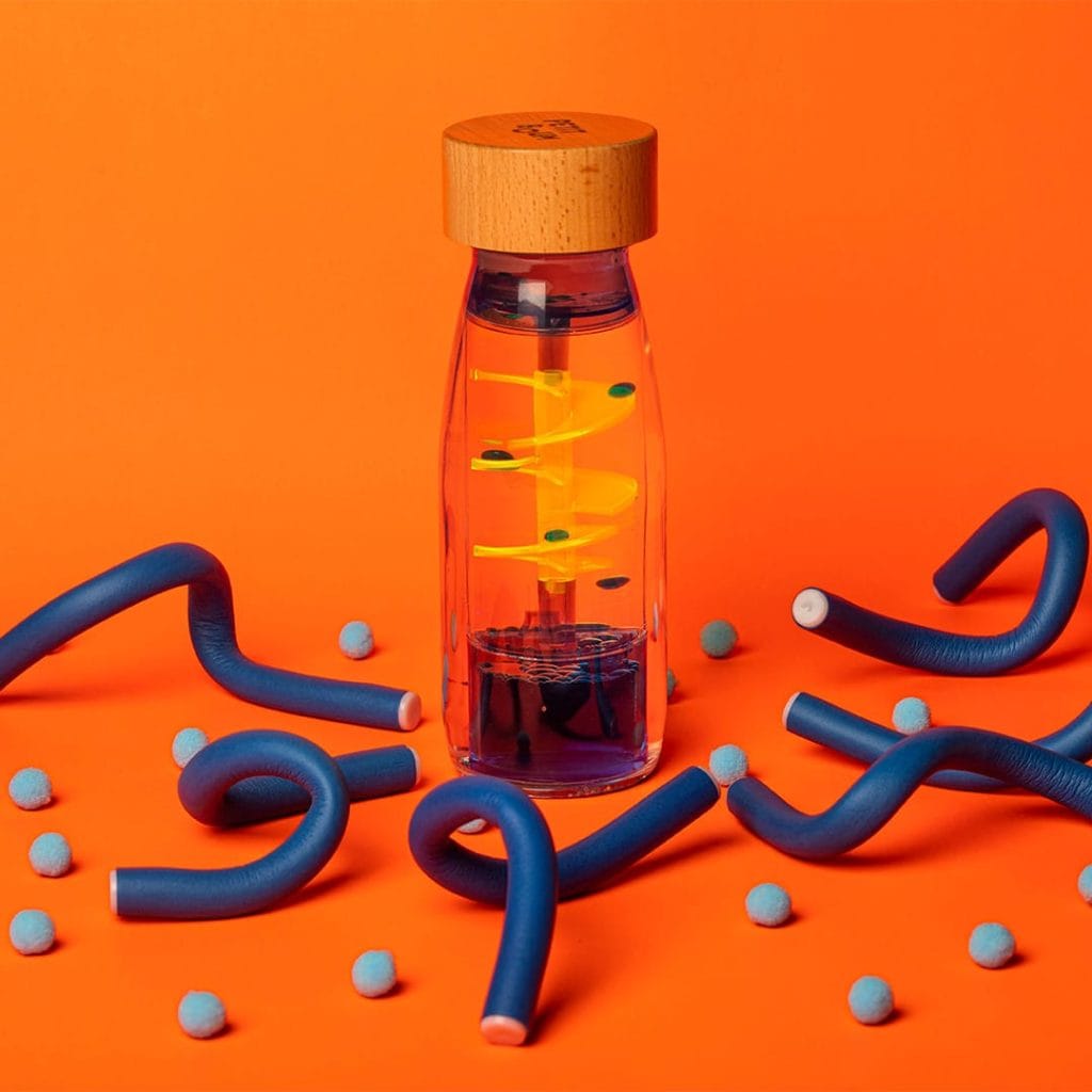 Spiral Blue Sensory Bottle