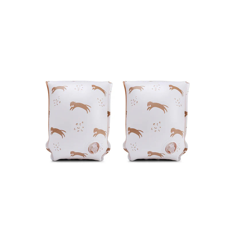 Brown Leopard Arm Bands 2-6 years