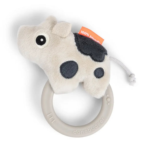 Sensory rattle teether - Dotti - Sand