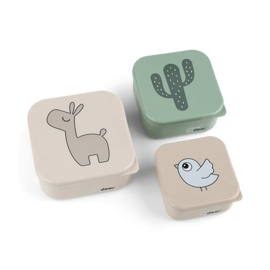 Snack box set 3 pcs - Lalee - Sand mix