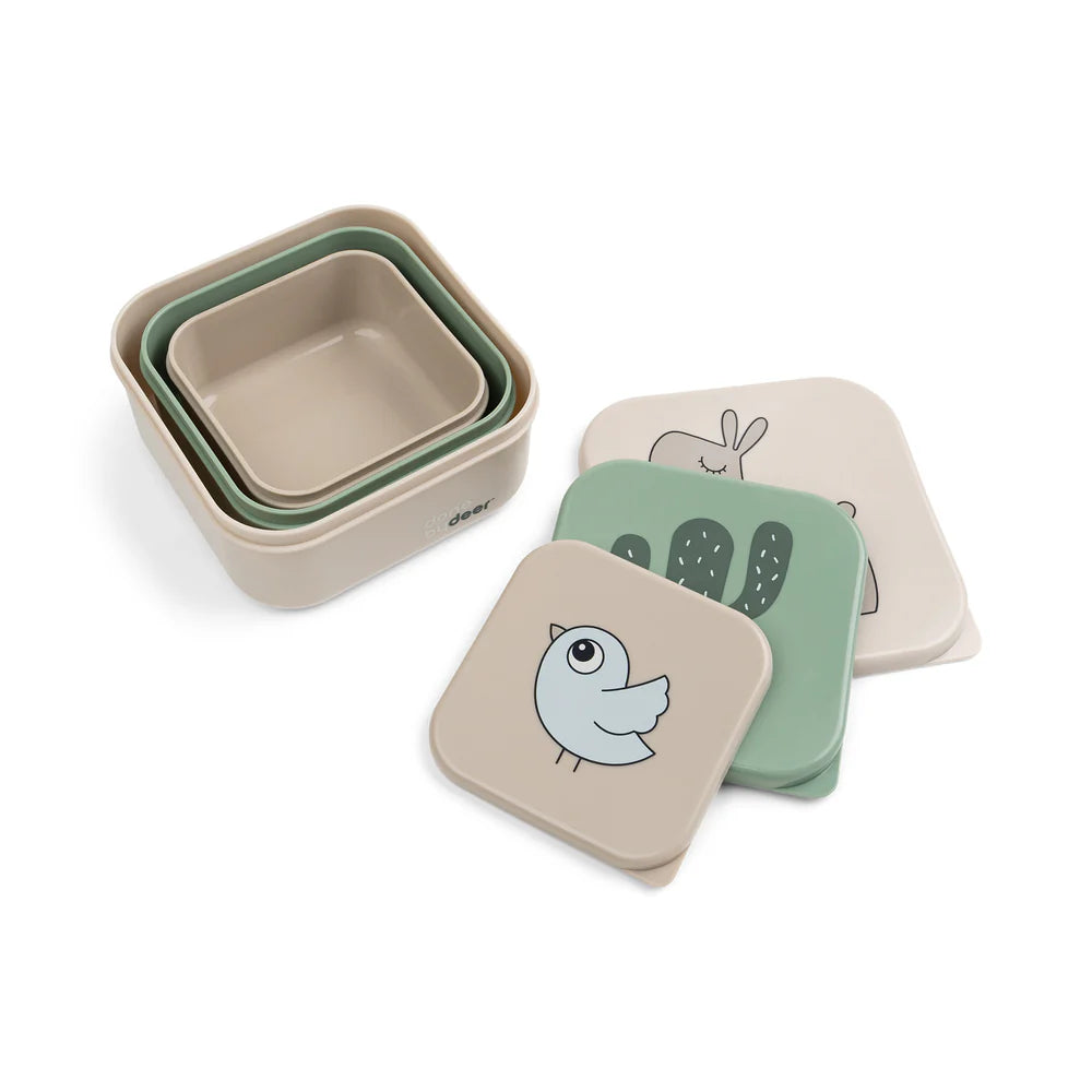 Snack box set 3 pcs - Lalee - Sand mix