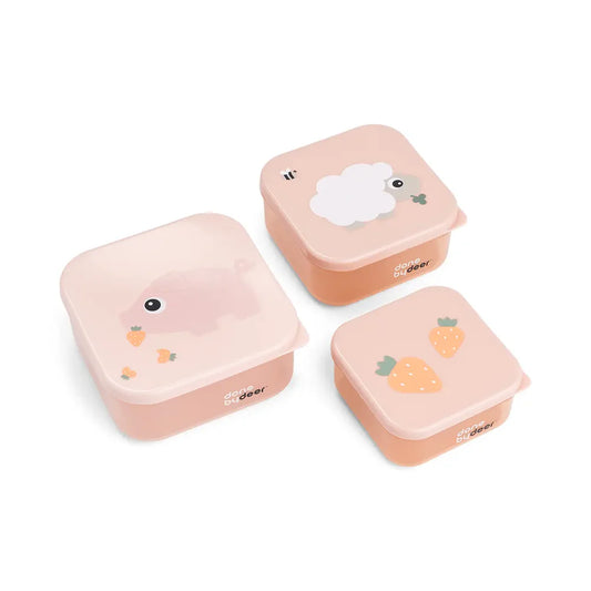 Snack box set 3 pcs - Tiny Farm - Powder