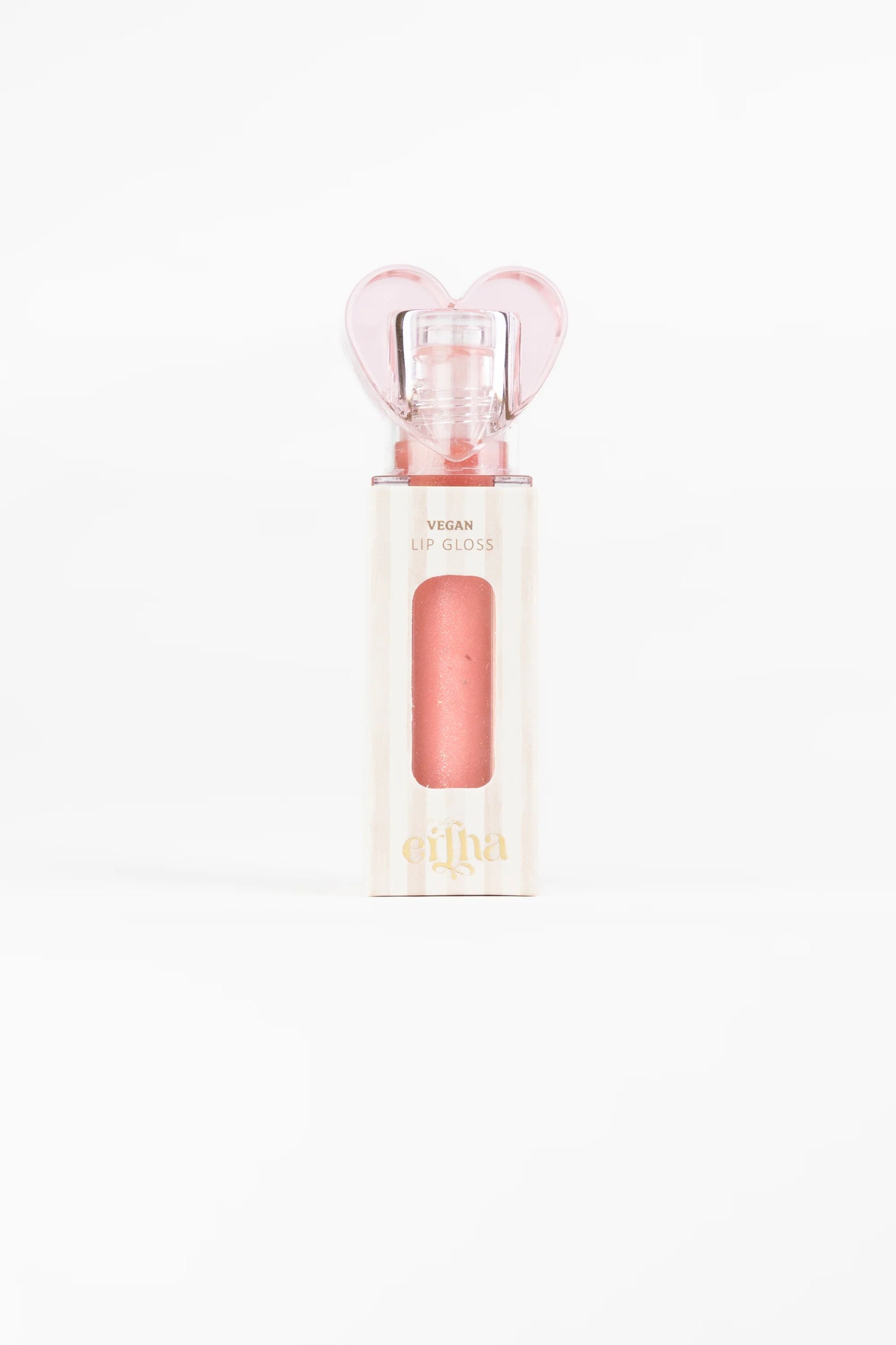 Vegan Lip Gloss - Glitter Pink - Strawberry
