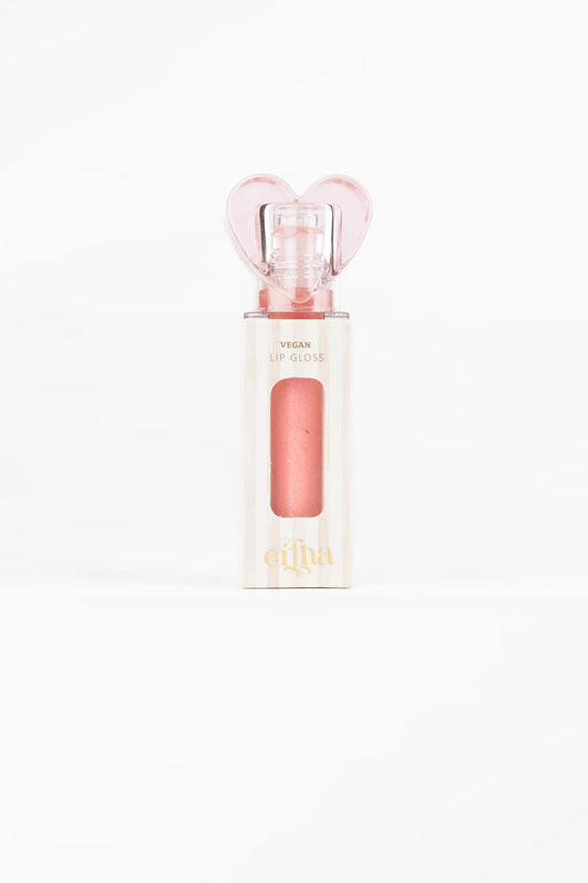 Vegan Lip Gloss - Glitter Pink - Strawberry