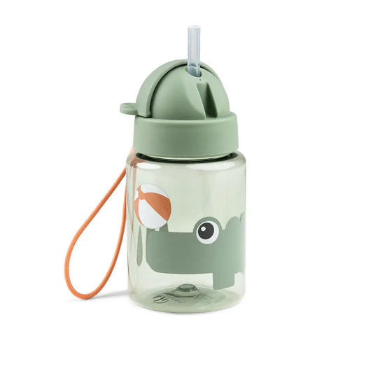 Straw bottle - Playground - Green - 280 ml