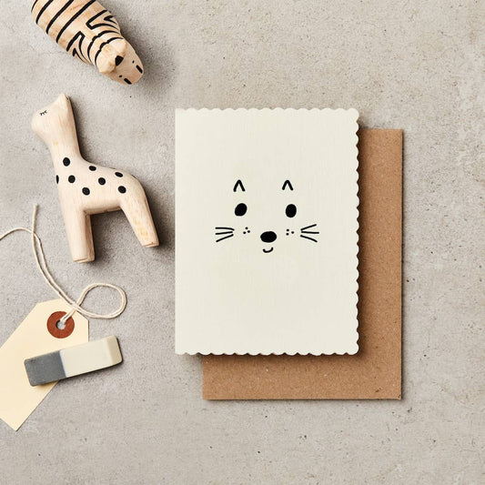 Mouse Face Mini Card
