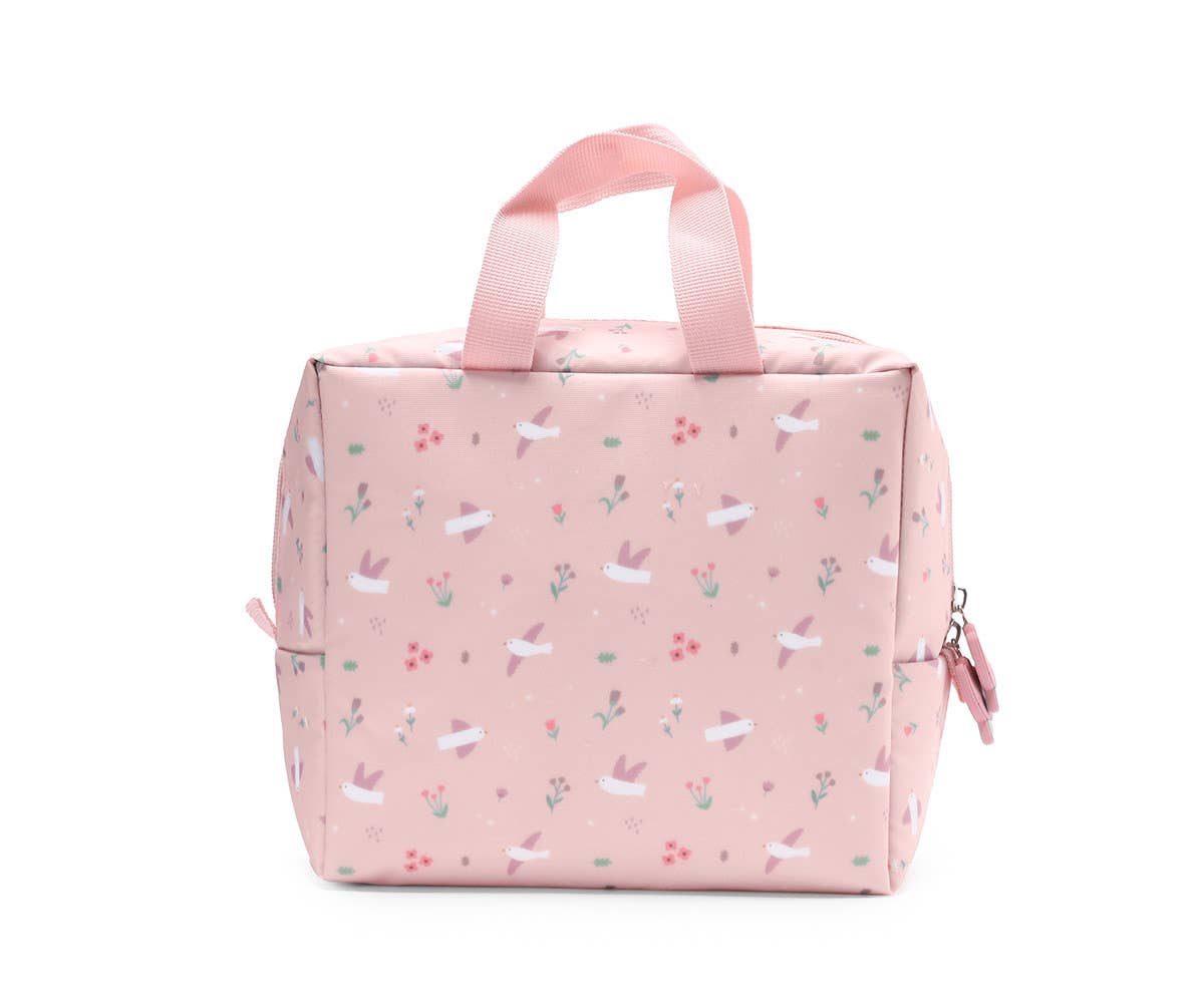 Blossom Birds Insulated Snack Bag