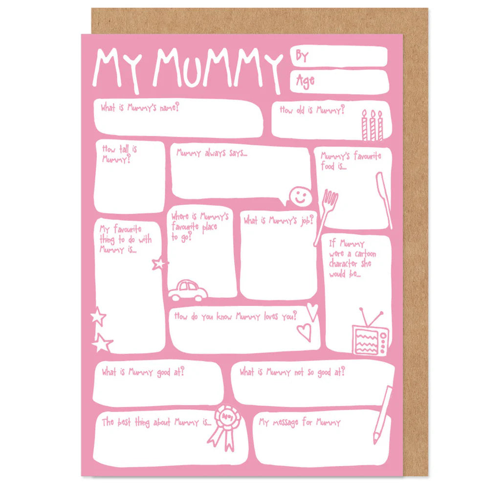 Bow & Bell - Fill in the Blanks Mummy